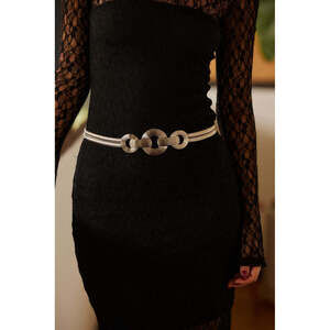 NWT- 12th Tribe Silver Dreams Belt Size O/SO/S